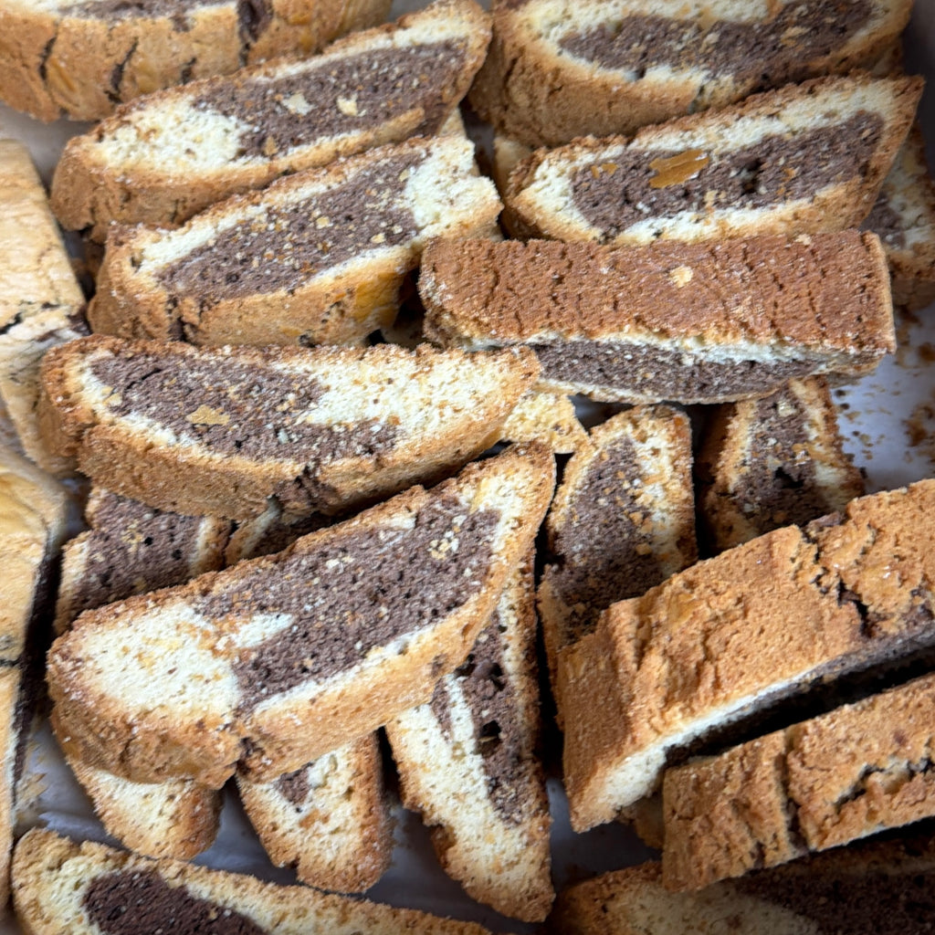 Biscotti - Marble, Anisette & Hazelnut Cherry
