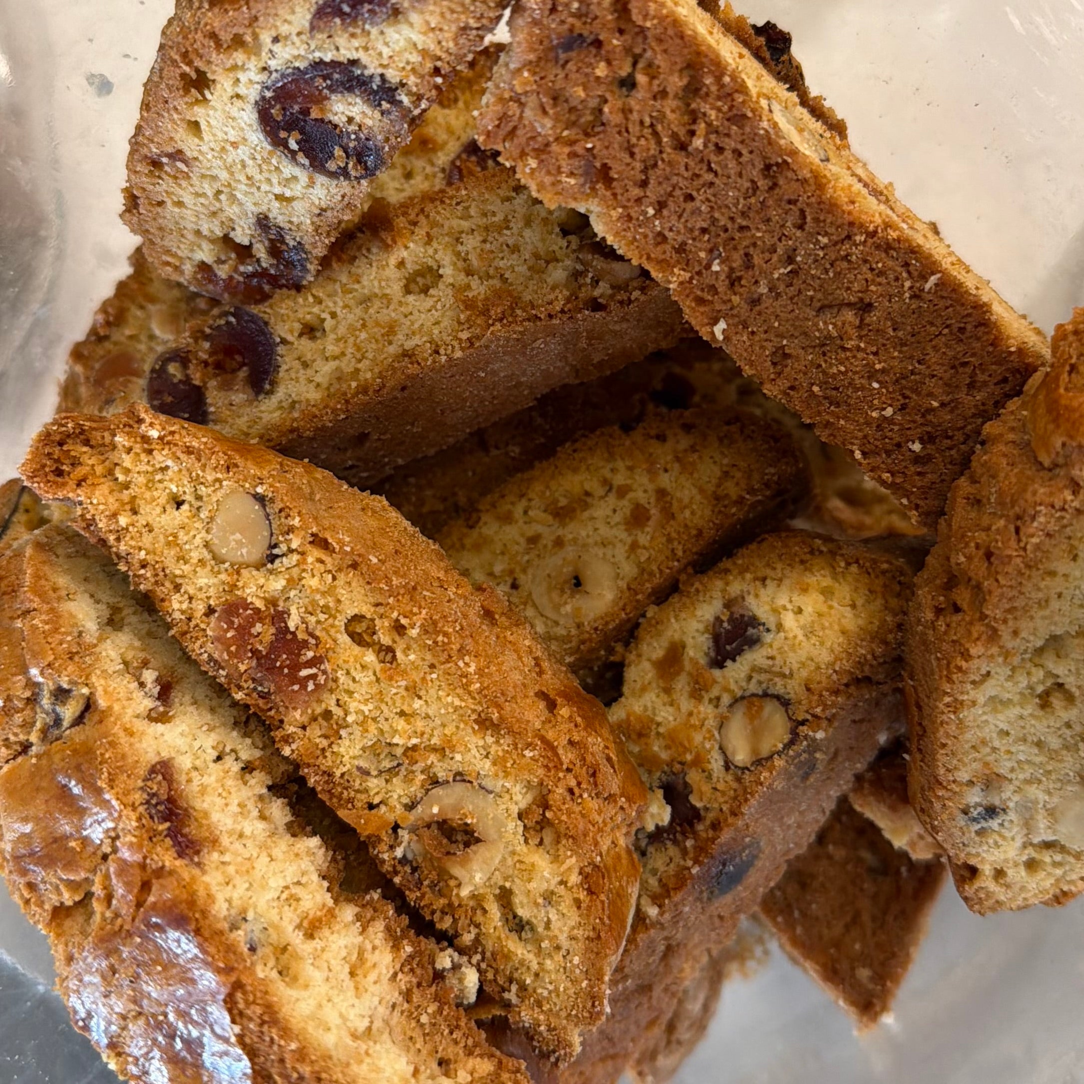 Biscotti - Marble, Anisette & Hazelnut Cherry