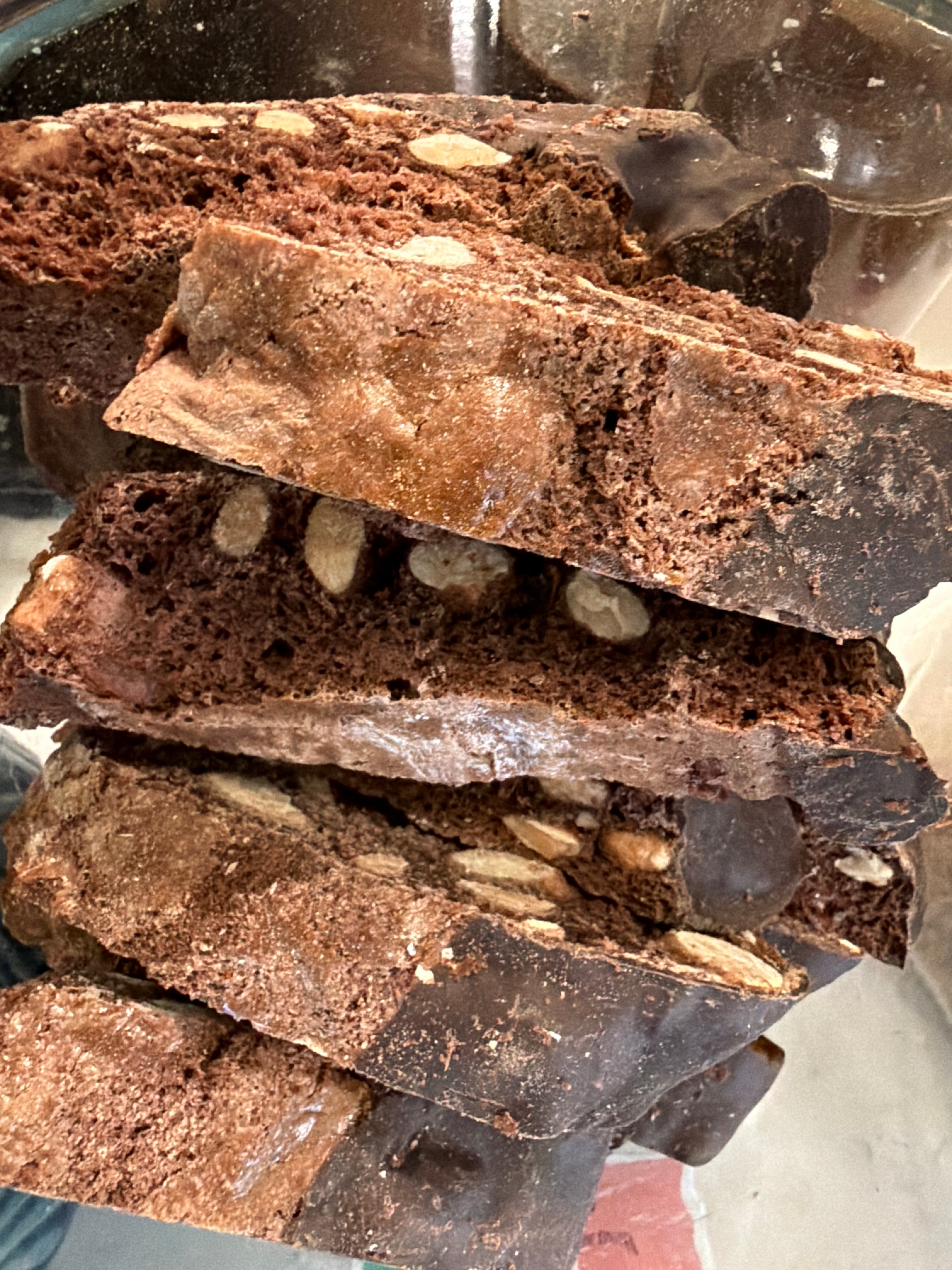 Chocolate Almond Biscotti