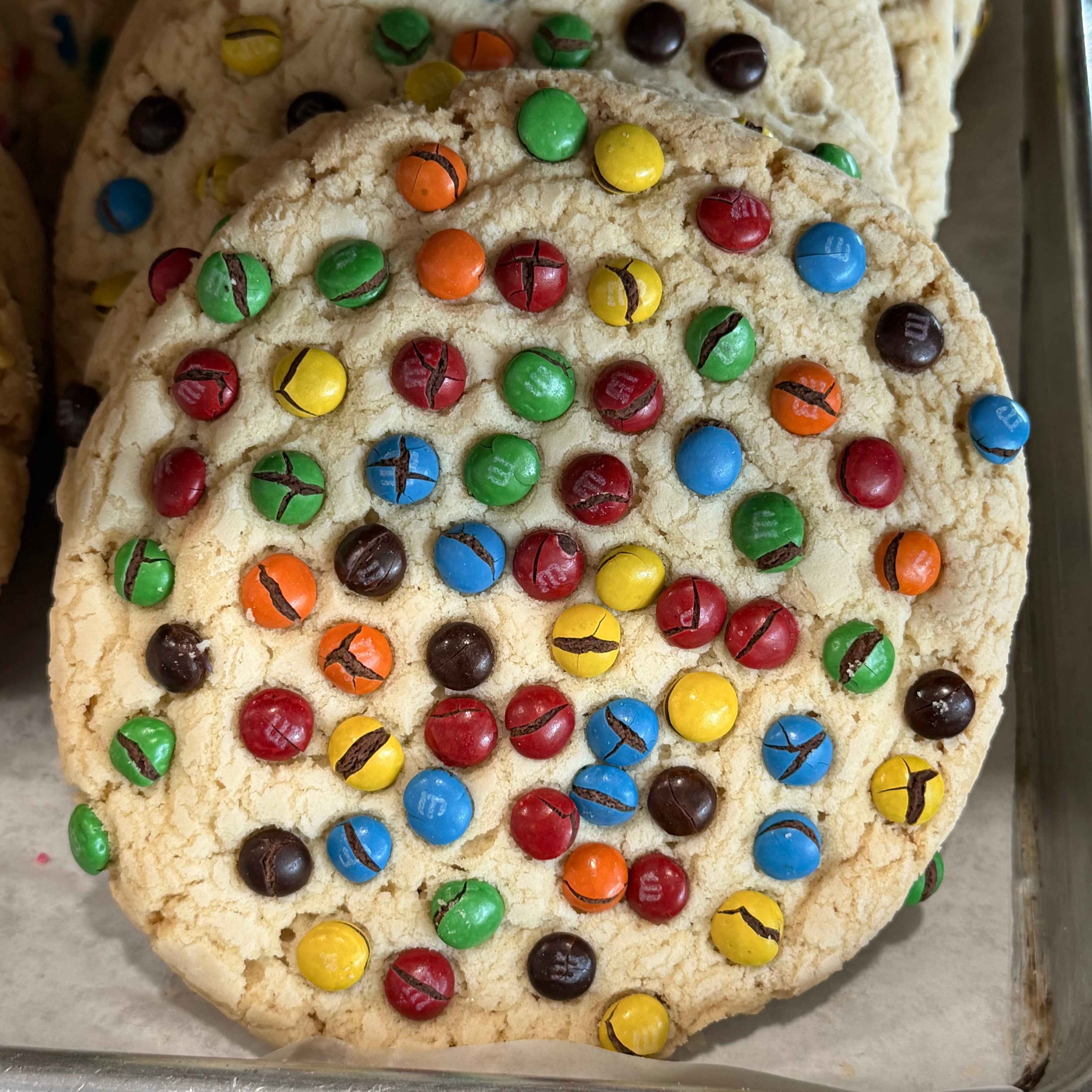 M&M Large Cookie