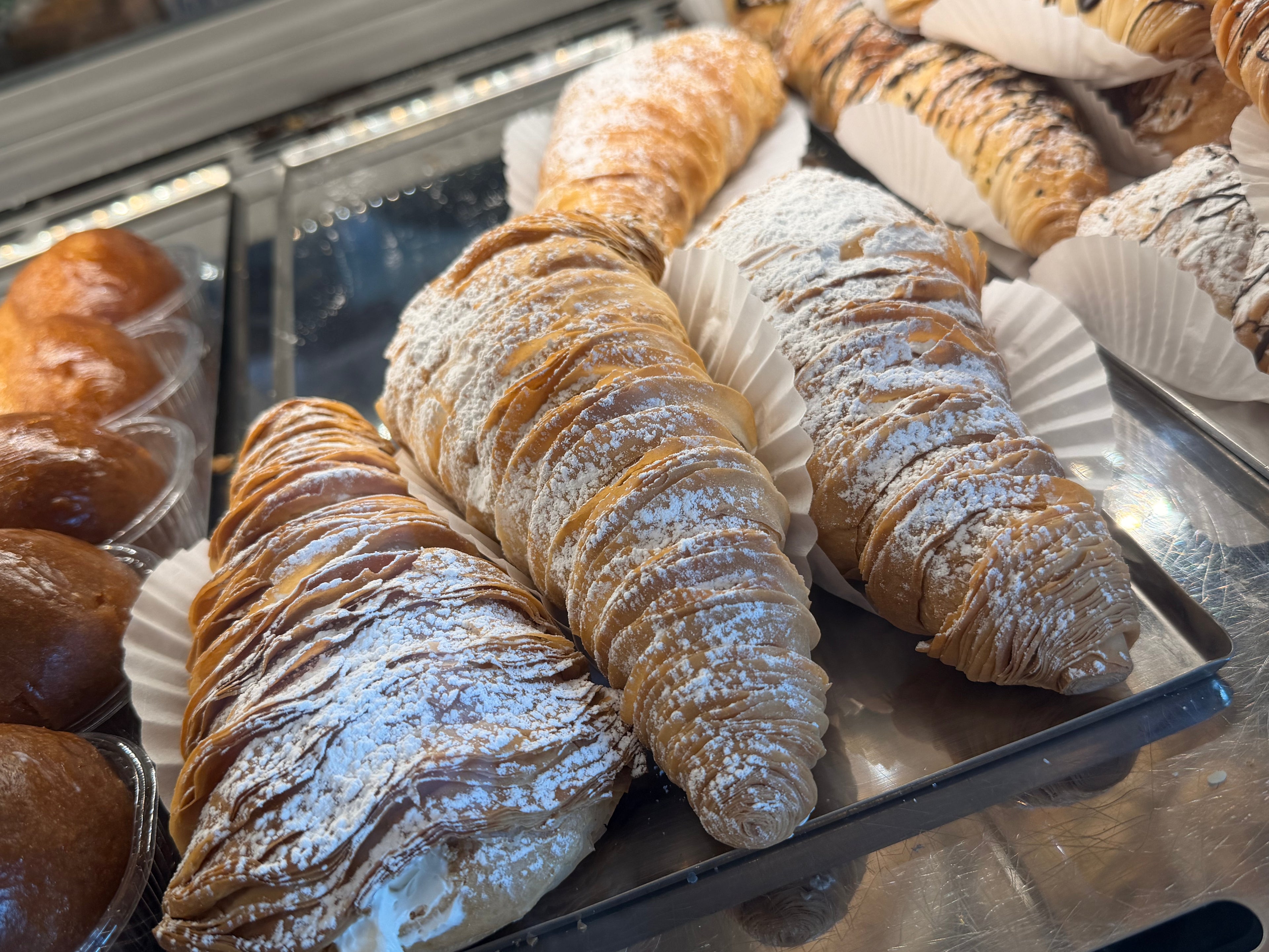 Lobster Tail French Cream or Cannoli