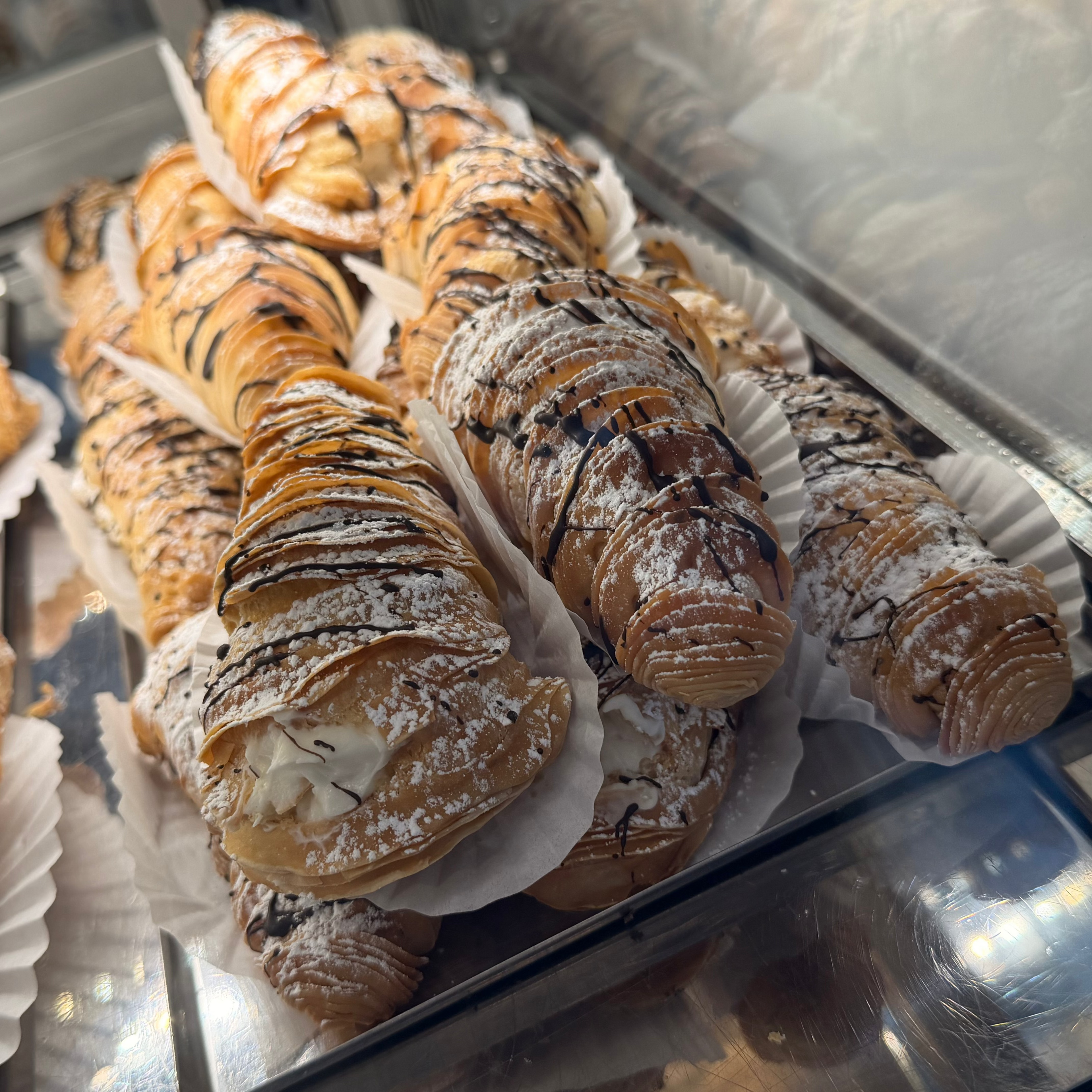 Lobster Tail French Cream or Cannoli