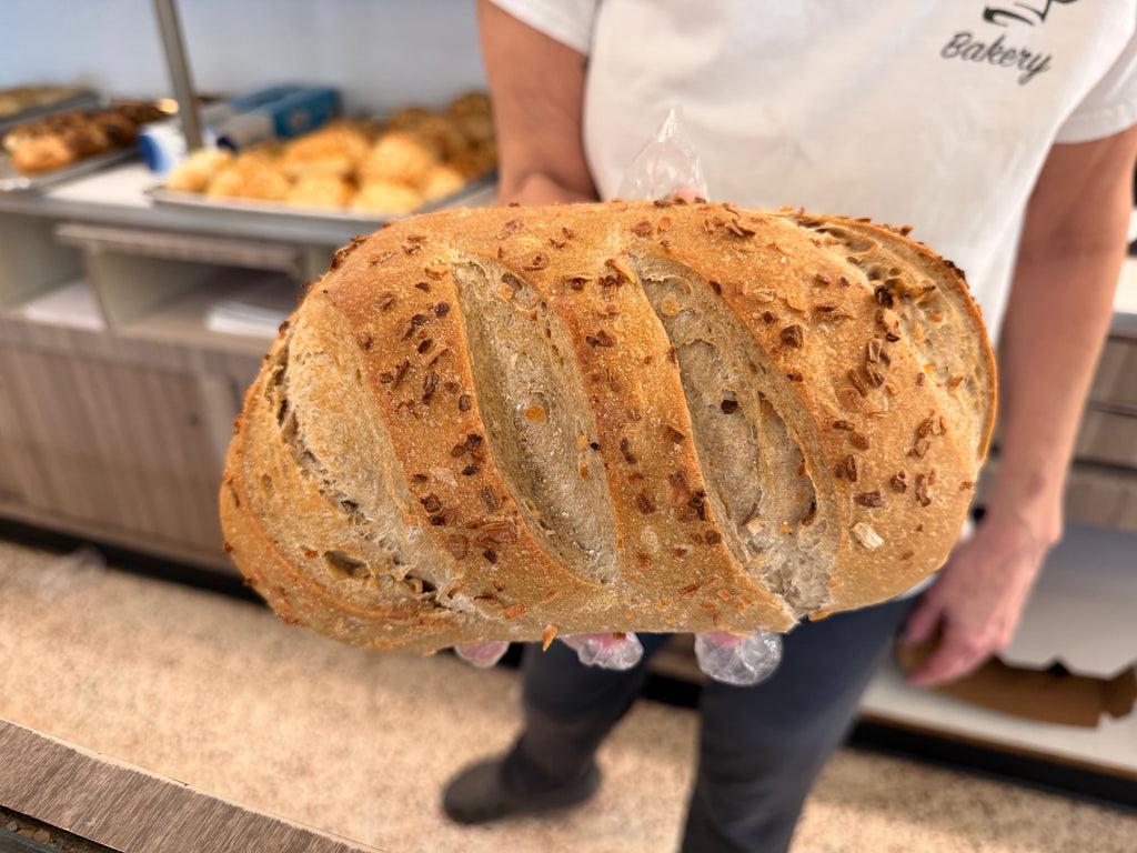 NY Rye Bread, Marble, Seeded & Onion