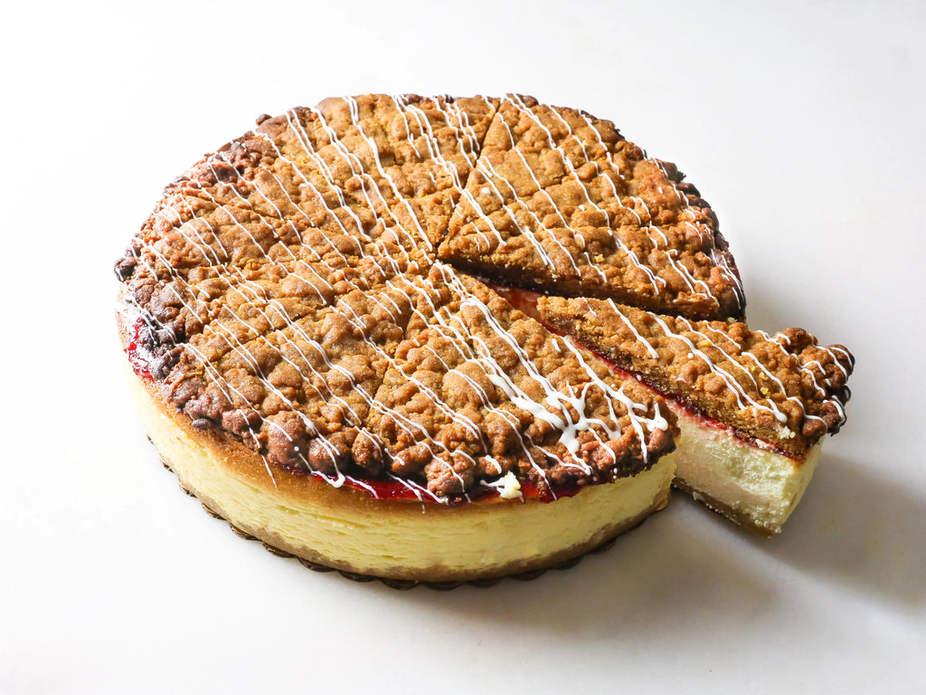 Raspberry Crumb Cheesecake