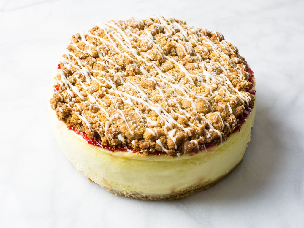Raspberry Crumb Cheesecake