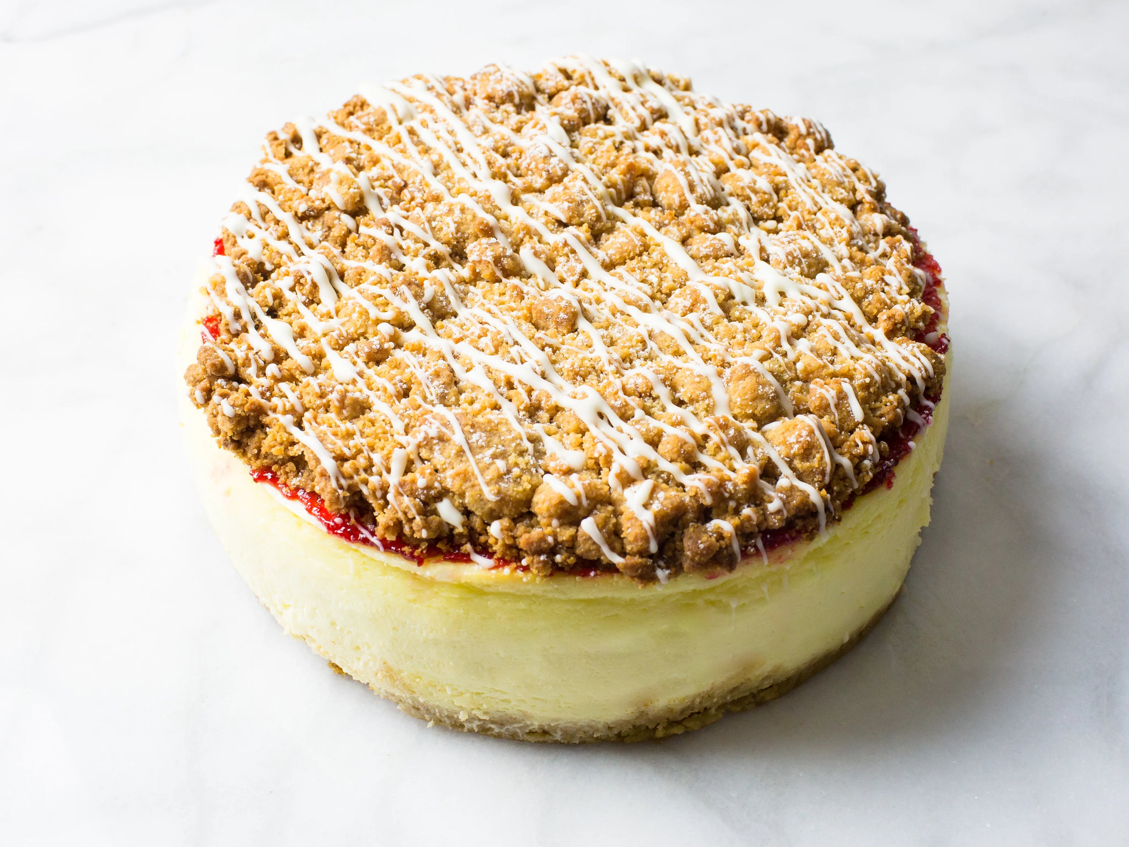 Raspberry Crumb Cheesecake