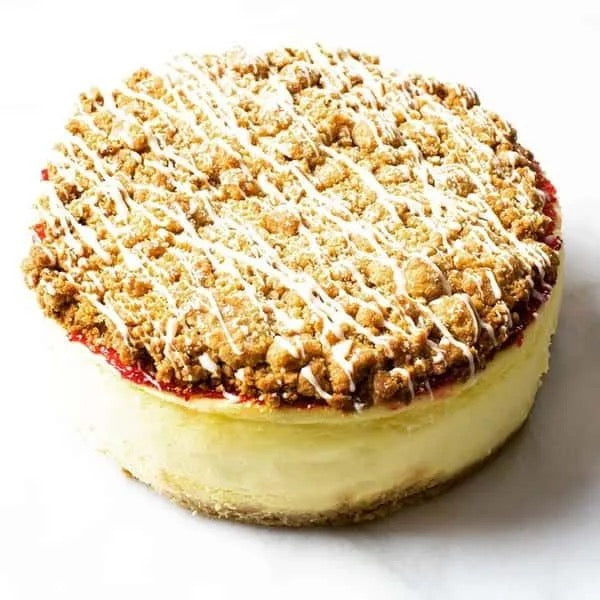 Raspberry Crumb Cheesecake