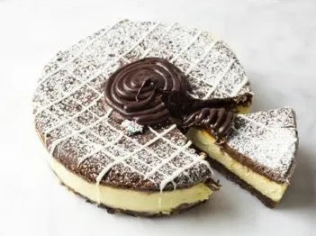 Nutella Linzer Tart Cheesecake