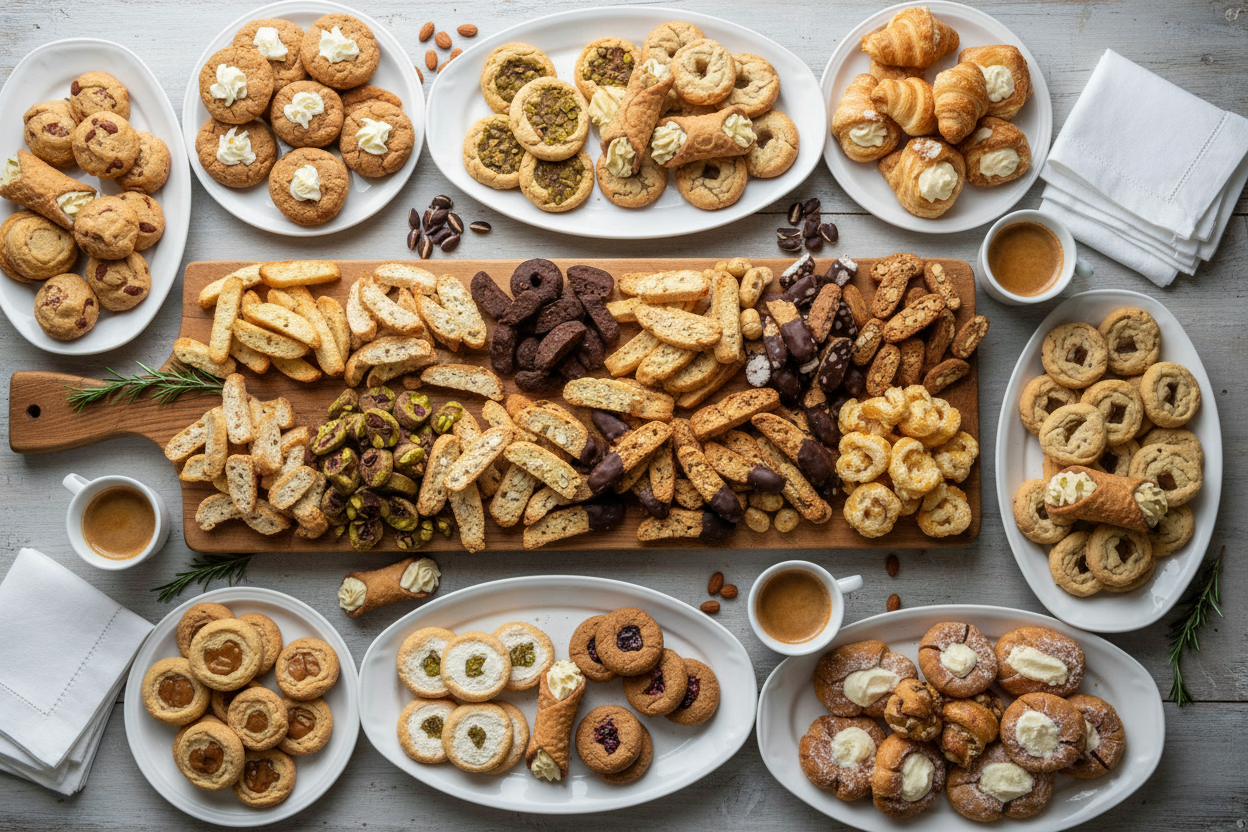 Corporate event catering spread